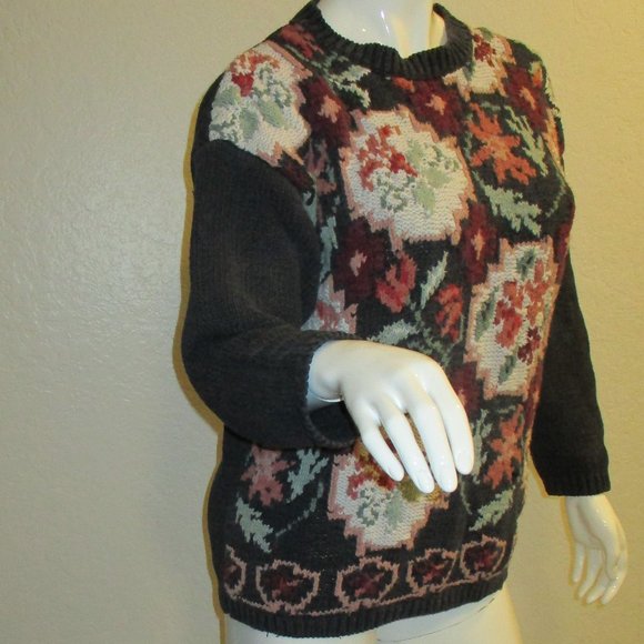 Rachel Max Thick Multicolored Long Sleeves Pullover Sweater - Picture 2 of 11